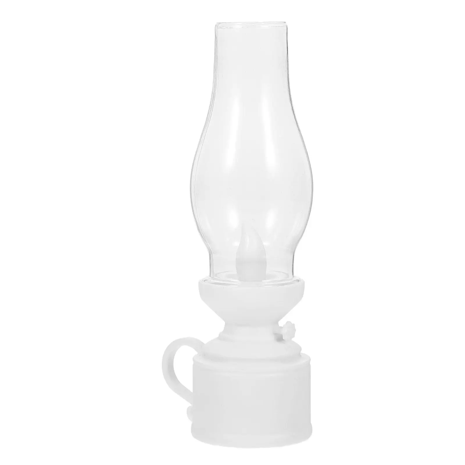 

Electronic Lamp Flameless Vintage Oil Lamp for Emergency Power Outage Camping Hiking Holiday Christmas Halloween Scene