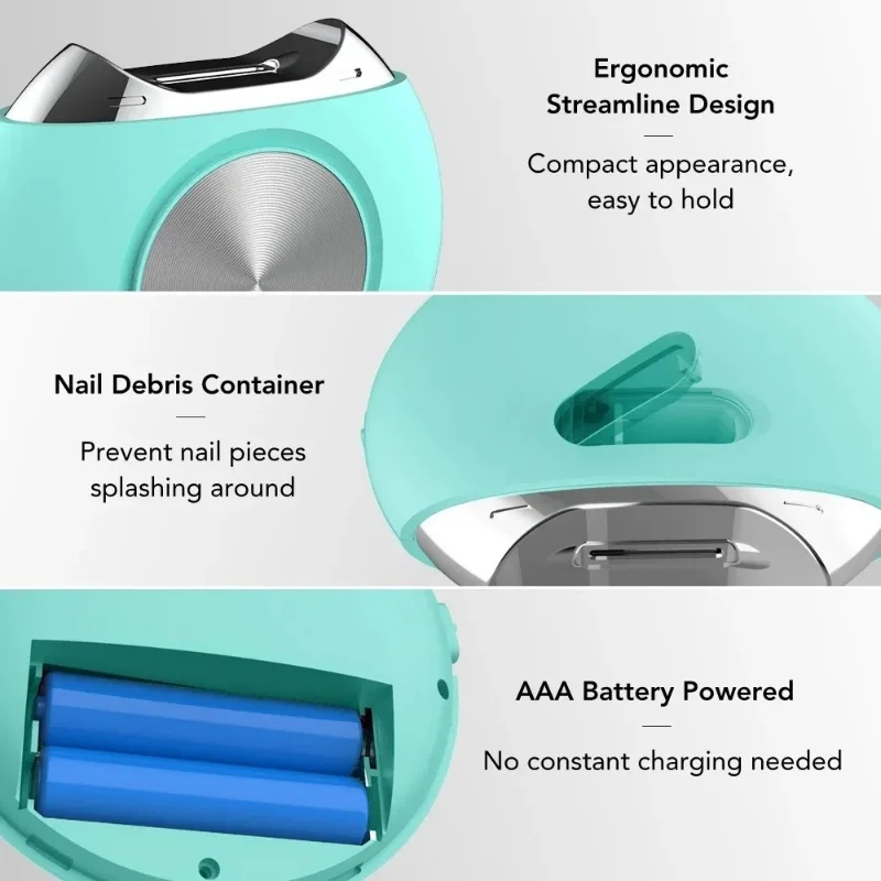 Portable Electric Nail Clipper, Nail File, Manicure, Pedicure Sets, Health And Beauty Tools, Removable Head, Drop Shipping