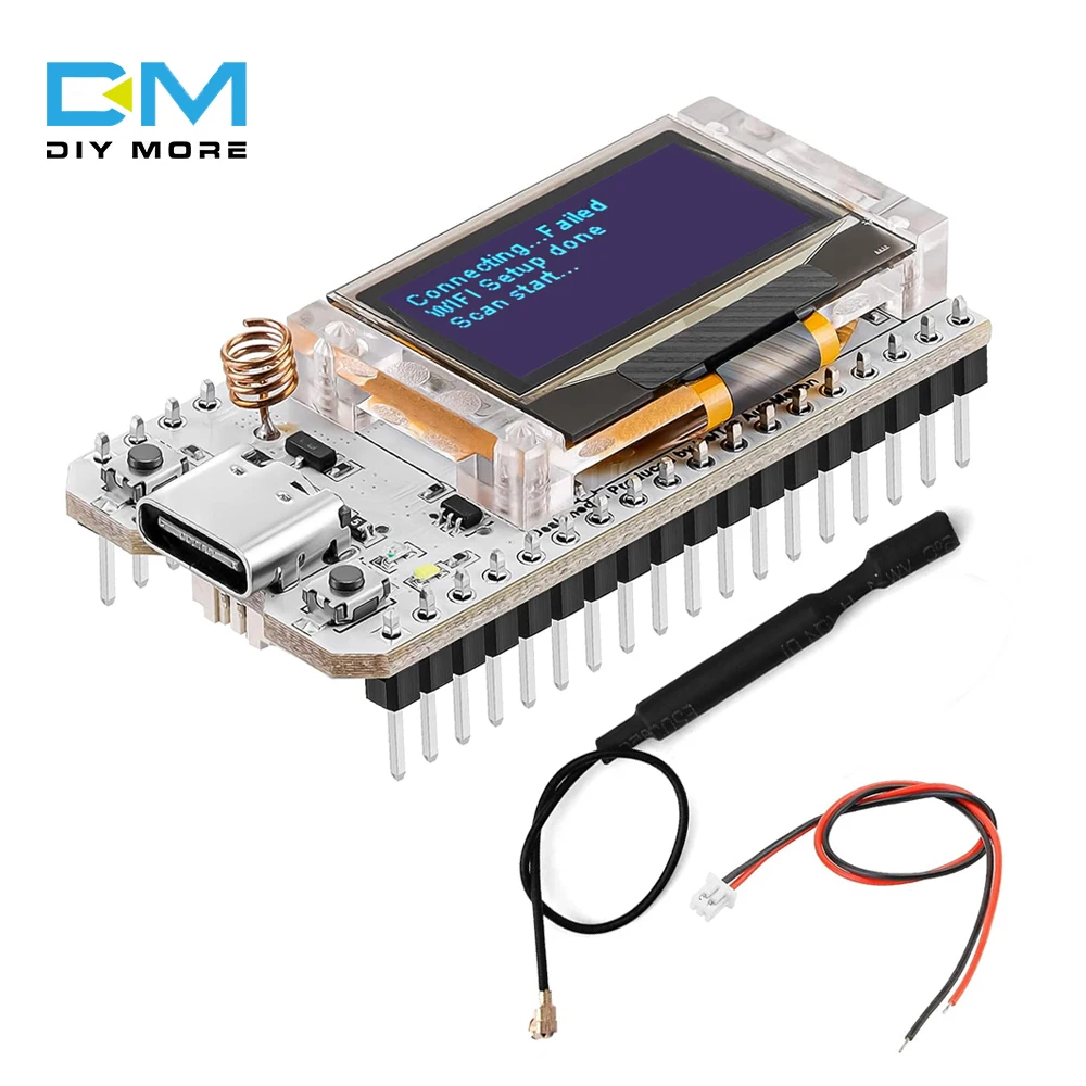 

TYPE C ESP32-S3FN8 LoRa V3 Development Board 863MHz 928MHz SX1262 0.96 Inch OLED Display BT+WIFI Lora Kit for Arduino