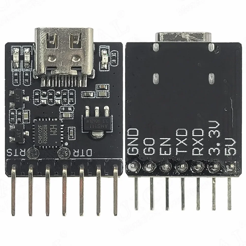 

CH9102F Downloader Module Chip Program Burning for ESP32 MINI TYPE-C USB to UART RS232 RS485 Serial Port Download 7Pin