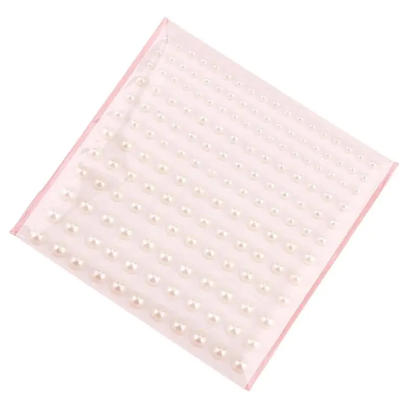 39BD Pearls Naklejki rzemiosło kleju do twarzy Perły naklejki klejnoty na klejnoty perłowe