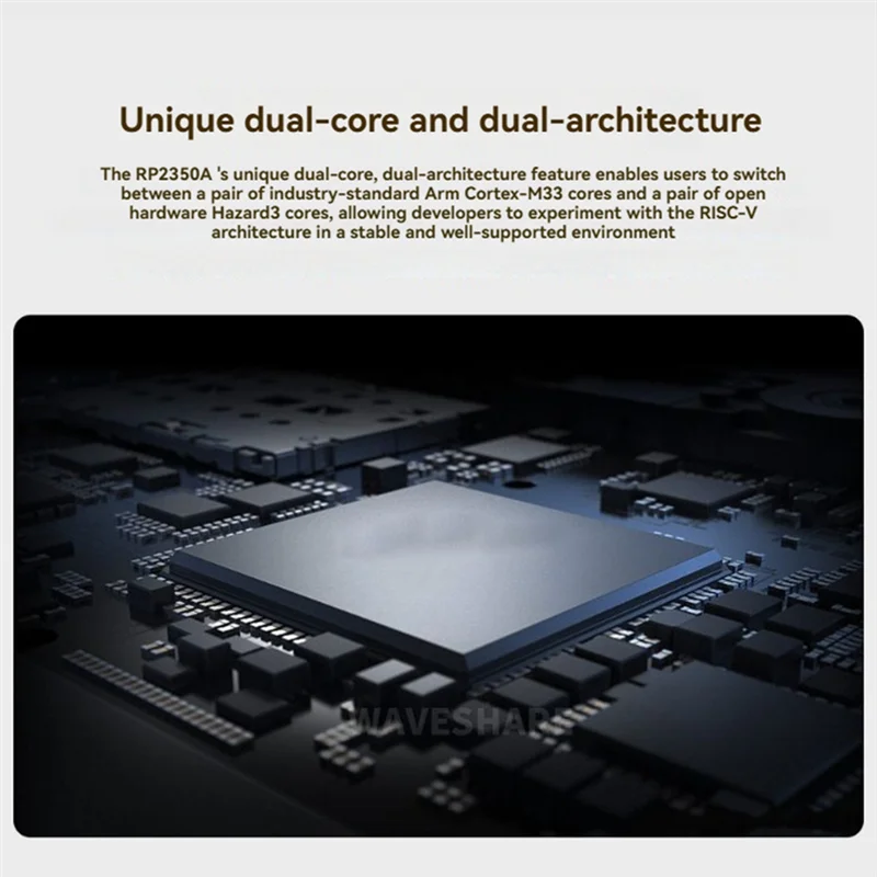 Scheda micro-sviluppo a matrice LED 3CGRO-RP2350 8X8 con sensore a sei assi QMI8658 integrato