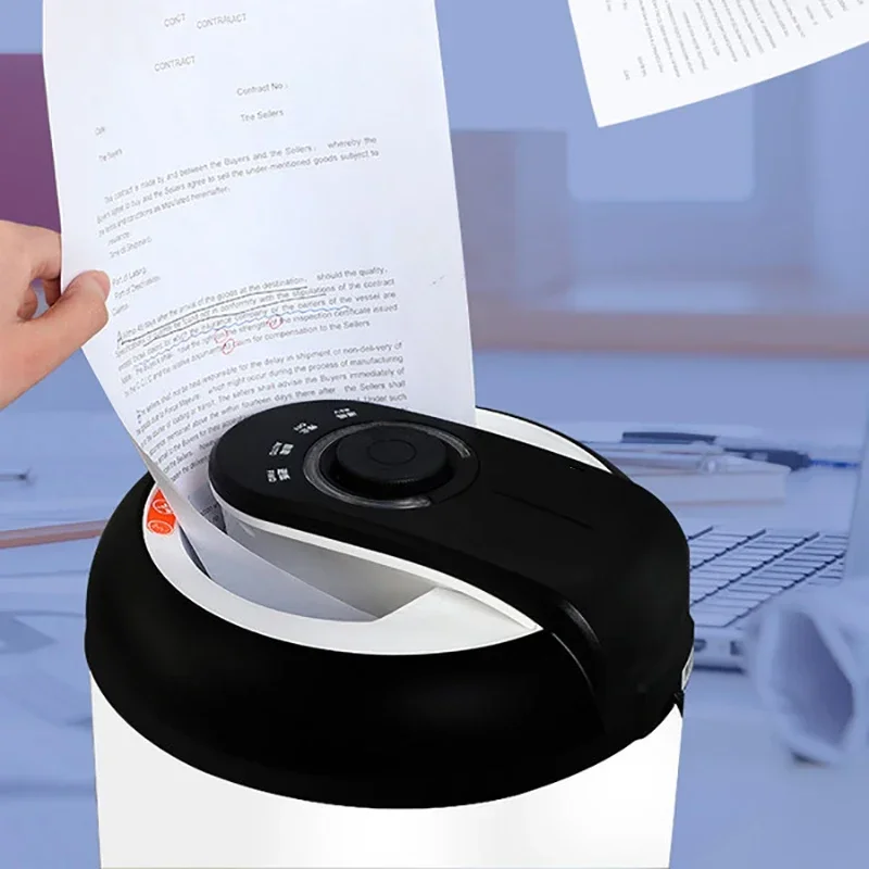 

Новое обновление, 12 л, измельчитель писчей бумаги, портативный гранулированный электрический измельчитель для домашнего офиса, 4 уровня, мини-A4, настольный компьютер для передачи данных