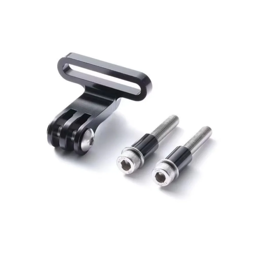 Mountain Bike Action Camera Adapter GoPro Handlebar Mount Stem Bracket Connector Black Aluminum Action Camera Mount