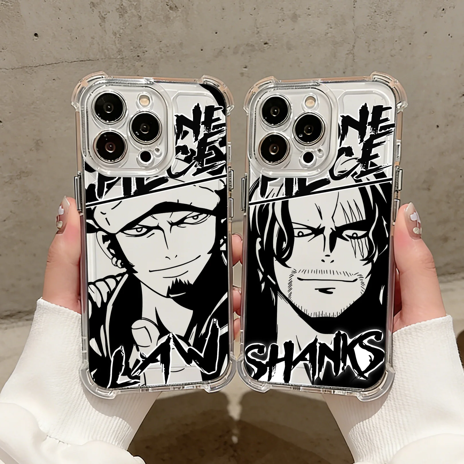 Anime Luffys Zoros Phone Case For Samsung Galaxy S26 S25 S24 S23 S22 S21 S20 Edge FE Ultra Plus 4G 5G Anti Fall Clear TPU