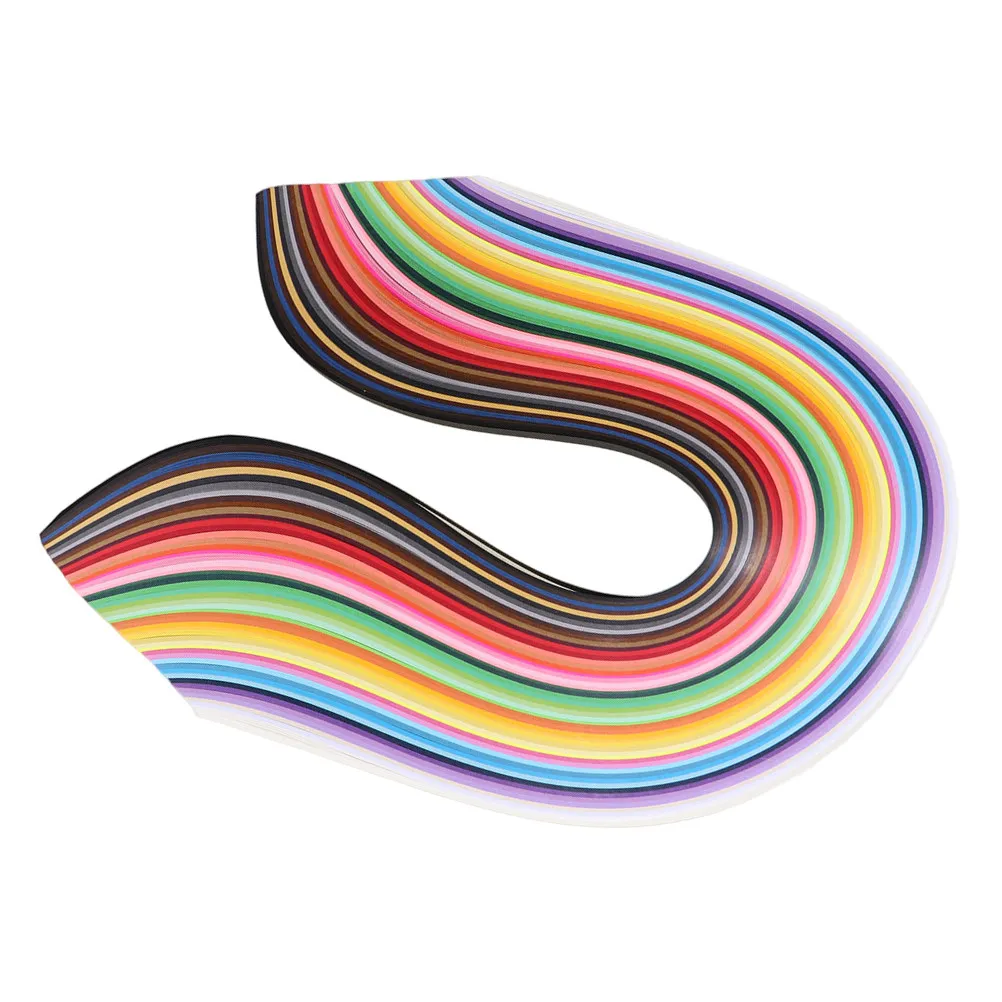 

1000Pcs Quilling Paper Strips 5Mm Width Multicolor Craft Supplies DIY Greeting Card Scrapbooking Quilling Paper Strips