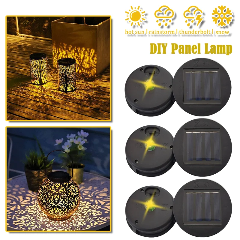 استبدال ضوء الشمس الغطاء العلوي LED لوحة فانوس غطاء لأضواء معلقة في الهواء الطلق إصلاح أجزاء الضوء في الهواء الطلق #1