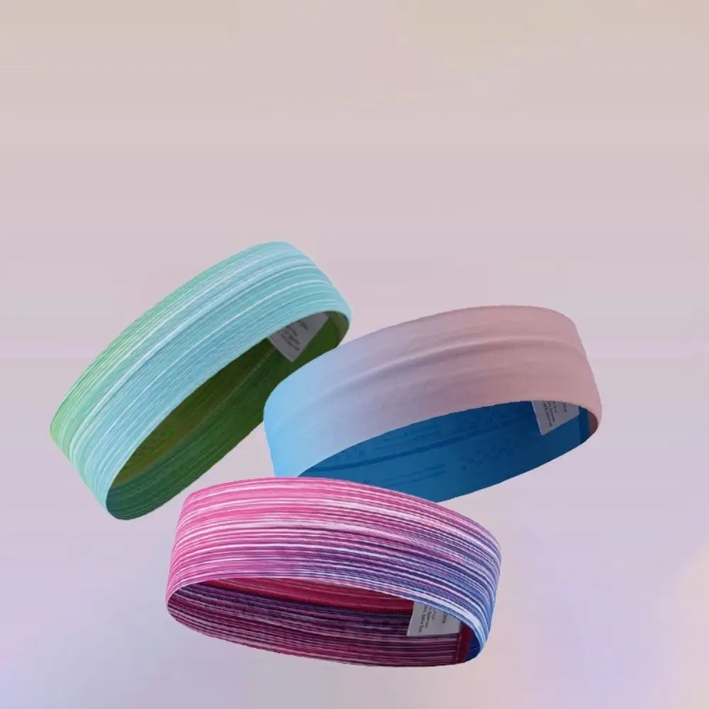 

Sweat-Absorbent Color Hair Band Sports Sweat Head Band Non Slip Sweatbands Gradient Color Headband Headband Hair Band