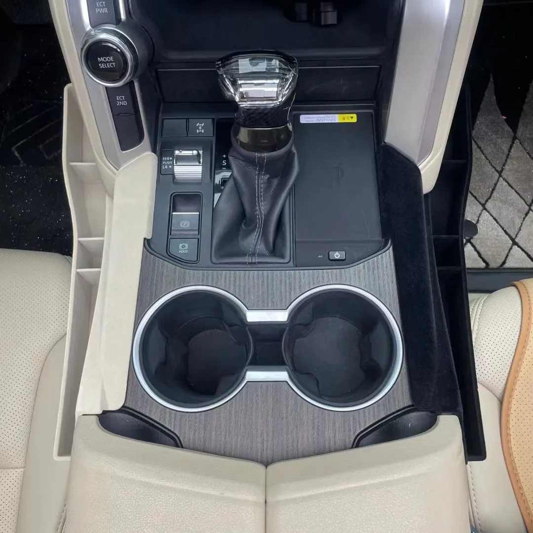 LC300 Car Velvet Interior Seat Crevice Card Phone Storage Box Organizer for to yo ta Land Cruiser 300 2022 2023 Accessories