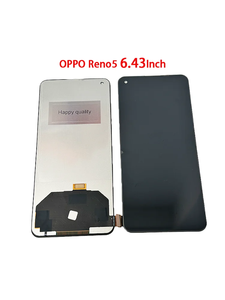 TFT 6.43 inch for Oppo Reno5 4G CPH2159 Reno5 5G CPH2145 LCD Display Touchscreen Assembly Replacement