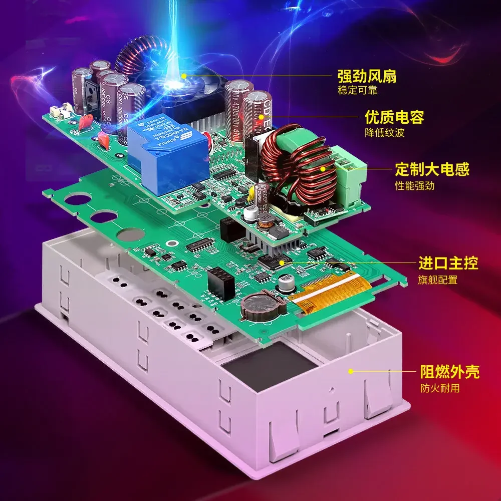 Limited Offer R Portable Electrolytic Plating Experimental Stable Voltage DC Power Supply D6018 Constant Voltage DC Adjustable