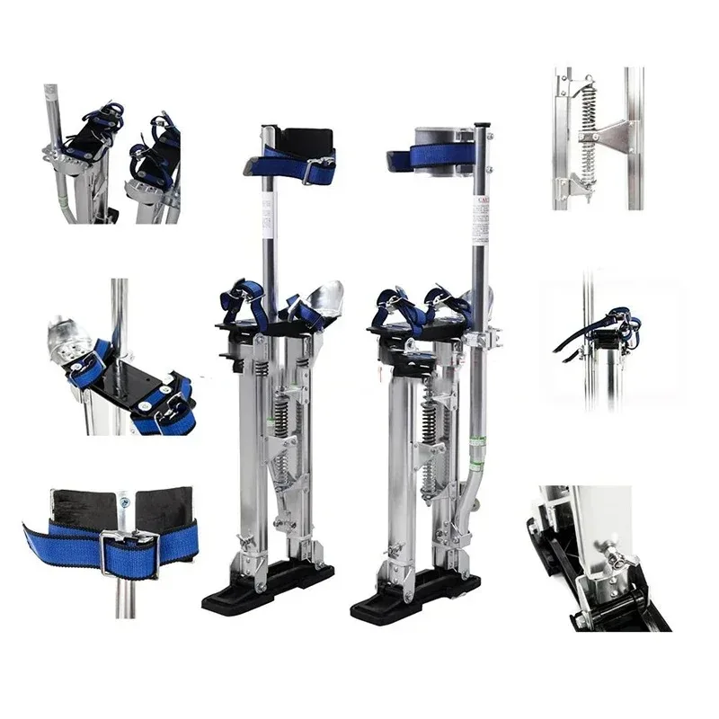 Versatile Multifunctional Folding Electric Scaffold Stool, Adjustable Mobile Working Platform For Indoor Renovation Projects