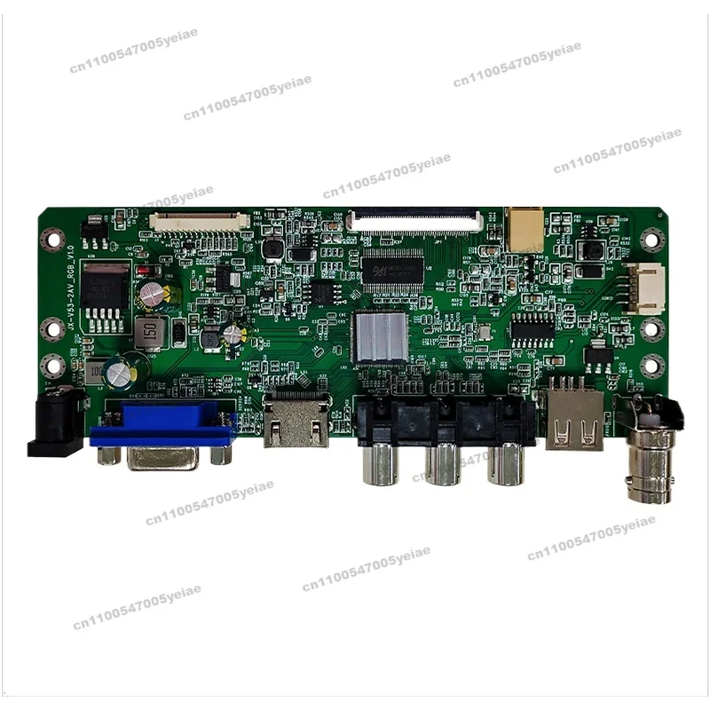 V53 Driver Main Board Input 2AV (CVBS\ BNC) Point 50Pin RGB LCD Screen Support 1366x768Px