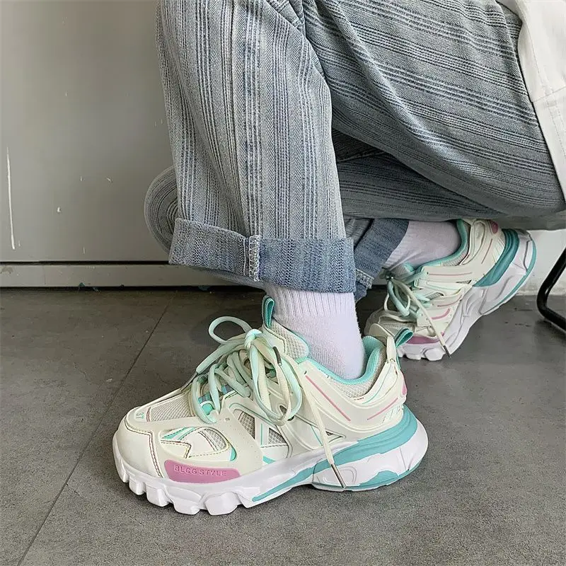 أحذية ركض مبركن للنساء ، أحذية رياضية ، أحذية رياضية مكتنزة ، موضة نسائية ، تصميم جديد ، ماركة ، 2023