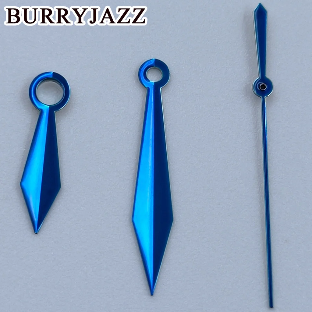 BURRYJAZZ NH35 NH36 NH38 7S26 7S36 4R35 4R36 Watch Hands Black Blue Silver Gold Hands Green Luminous