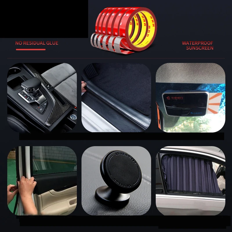 300 سنتيمتر اضافية قوية شريط لاصق على الوجهين سيارة خاصة على الوجهين الشريط أشرطة مزدوجة قوية للهاتف Lcd