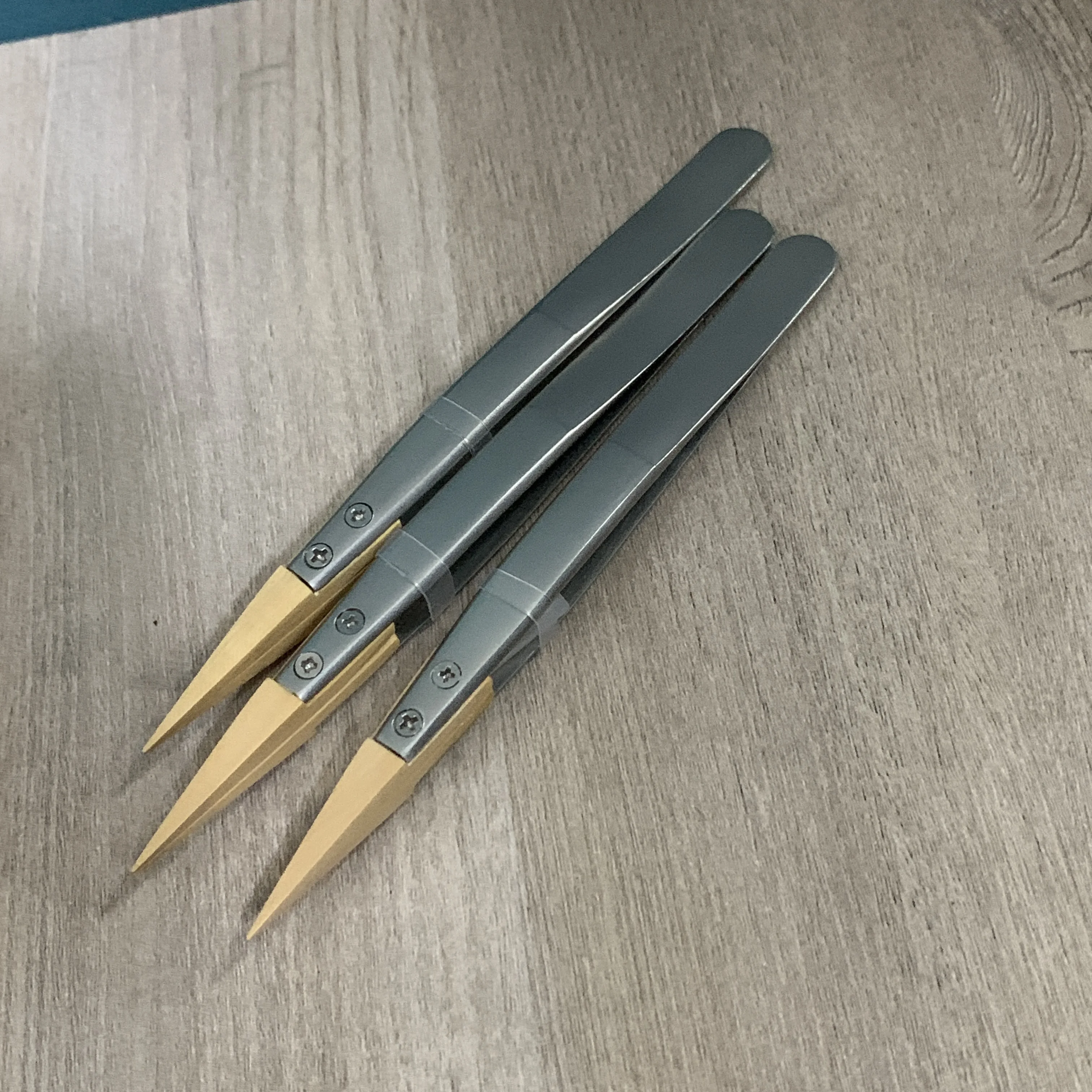 WatchmakingTools Boxwood Pointed Tweezers Hand Polished Wooden Tweezers Precision Anti-magnetic Tweezers Do Not Hurt Watch Parts
