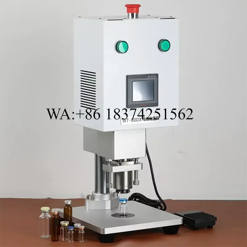 Wmwmnu 80DX Vial Sealing Capping for Bottles 20mm 15A 13A Neck Diameter Capper Sealer for Packaging Device