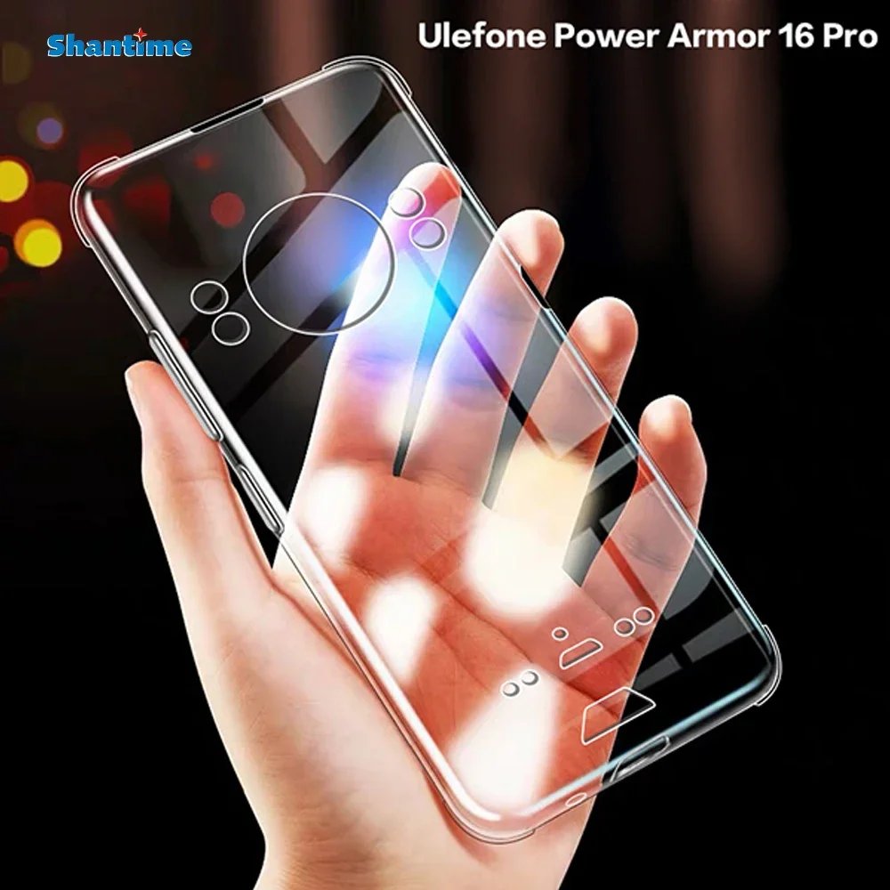 For Ulefone Power Armor 16 Pro Case Ultra Thin Clear Soft TPU Case Cover For Ulefone Power Armor 16S Couqe Funda