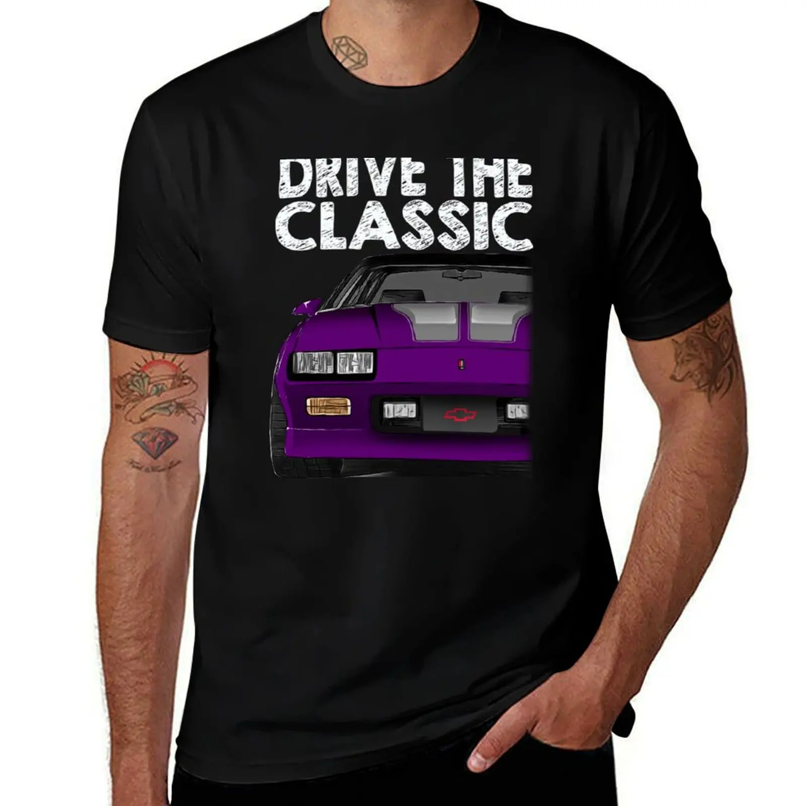 

1992 Camaro Z28 Heritage Edition Purple Haze Z03 T-Shirt Mechanic Work Tee Shirt