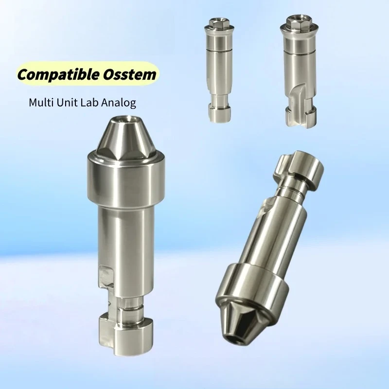 Dental Implant Osstem Multi Unit Lab Analog 4.0/4.8/5.0mm Titanium Multi Unit Abutment Dental Lab Model CAD CAM Compatible