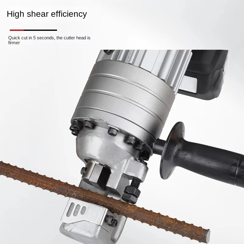 Soli Portable BC-20B Pneumatic Hydraulic Steel Bar Shears Small Cutter with Charging Port Steel Bar Clamp 18V 1200W Building Use