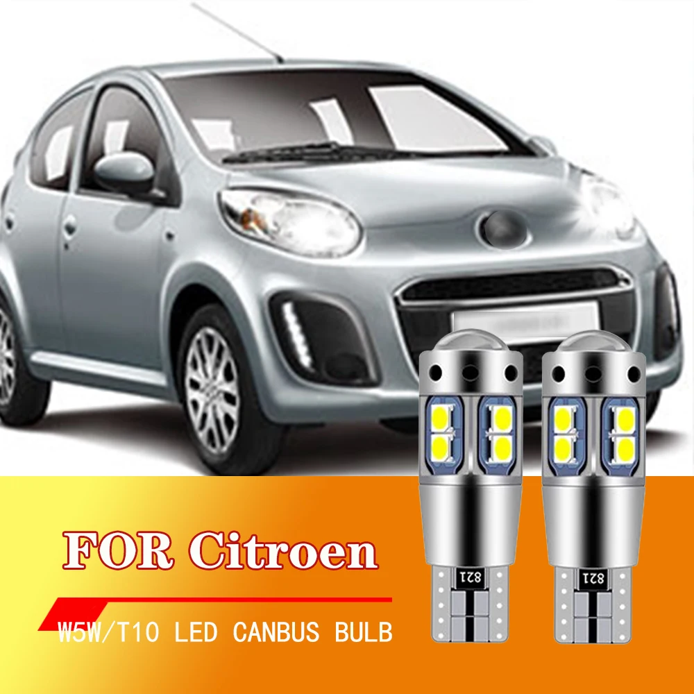 

2pcs Canbus For Citroen Berlingo C1 C2 C3 Picasso C5 C6 C8 C4 Aircross DS3 LED Clearance Light Parking Bulb Lamp W5W T10 194 W5W