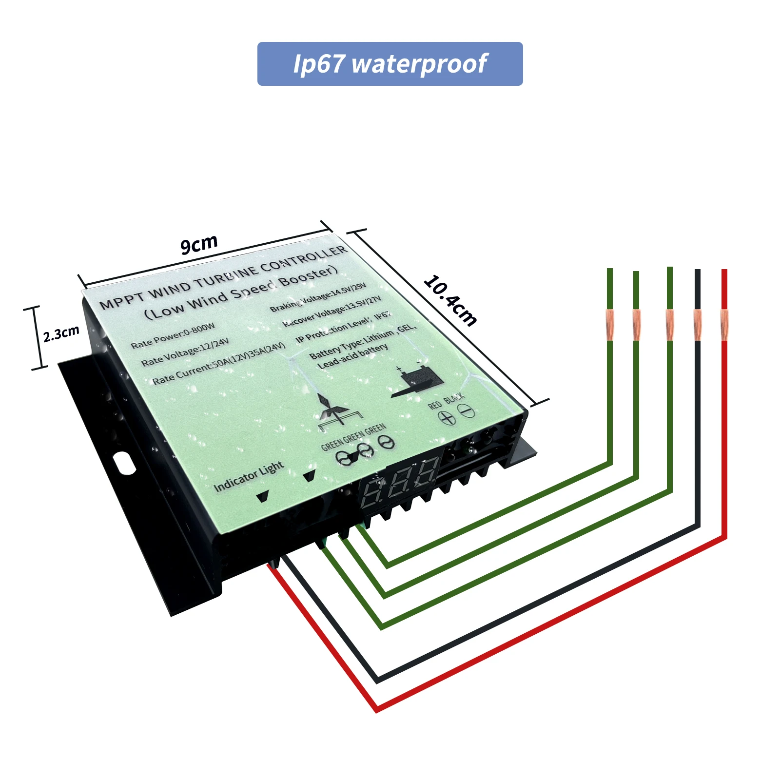 12V/24V 800W MPPT Windturbinen – Wind Turbine Charge Controller Mppt 12V 24V Bewertung und Preis