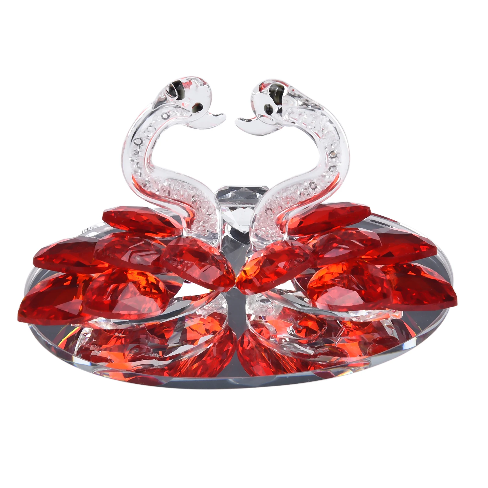 For Crystal For Swan Decor Piece for Living Room Bedroom Study Office Car Interior Home Styling and Interior Accents