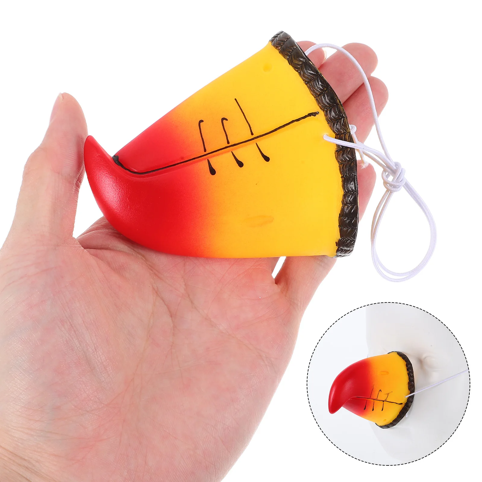 2pcs ตกแต่งจมูกกระต่ายชุดกระต่าย Beak Parrot Beak หน้ากากคอสเพลย์จําลองจมูกวัสดุ