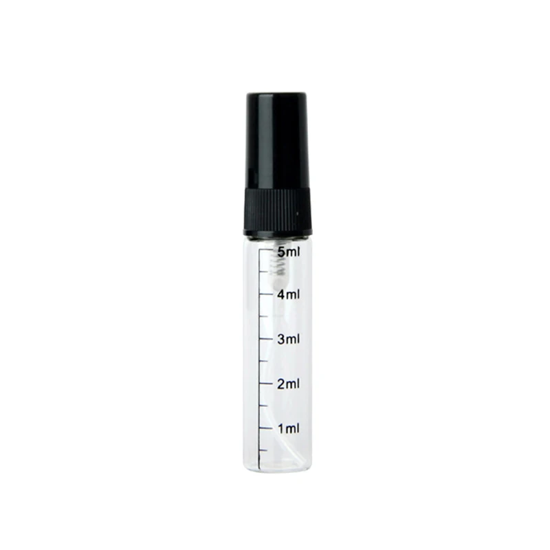 2 ml 5 ml 10 ml Schwarz Glas Parfüm Flasche Mit Skala Probe Nebel Sprayer Flasche Zerstäuber Flasche Dünne glas Fläschchen 4 #