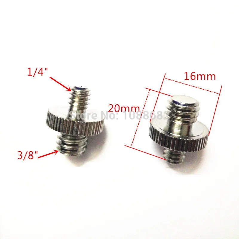 Metal Flash Hot Shoe Mount Adapter to 1/4" Screw Thread For Studio Light Stand Tripod Camera Accessories