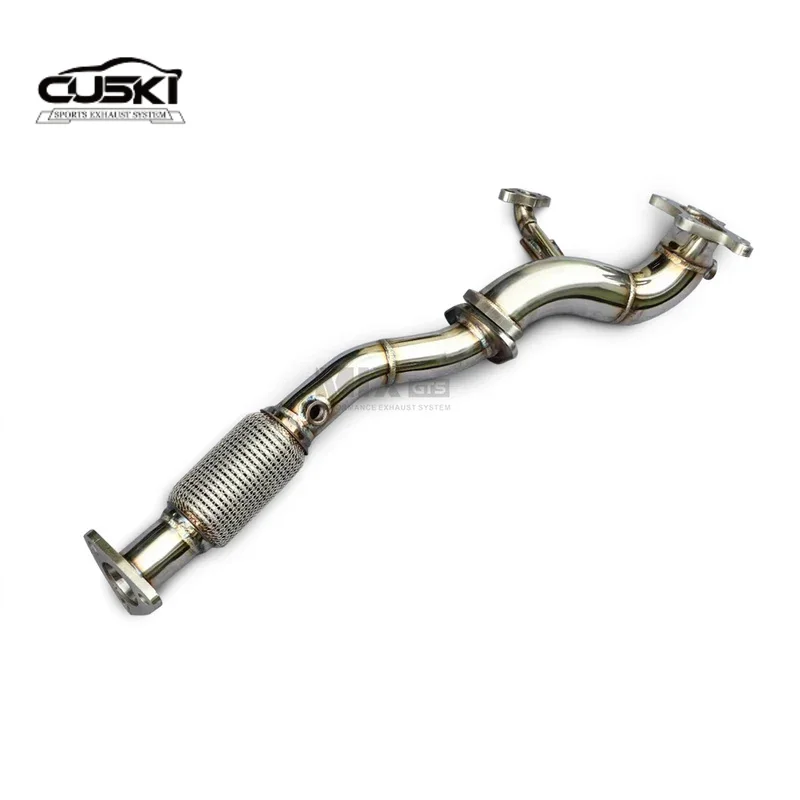 High Performance Exhaust downpipe Resonant tube for Honda Fit GK5 1.5 2014-2019 quality stainless steel Muffler Exhaust auto par