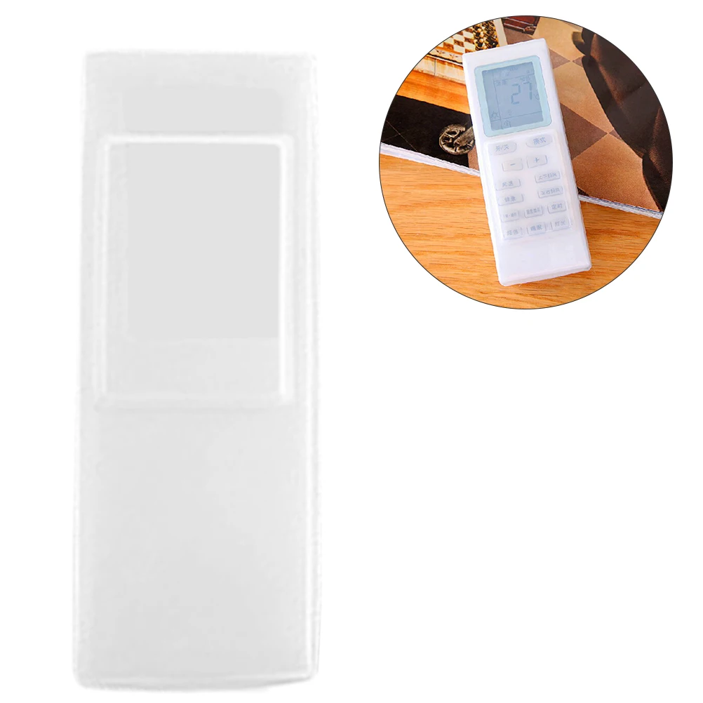 

Silicone Remote Control Cover Clear Stretchy Protective Case for Controller Fits Various Brands High Transparency Letters