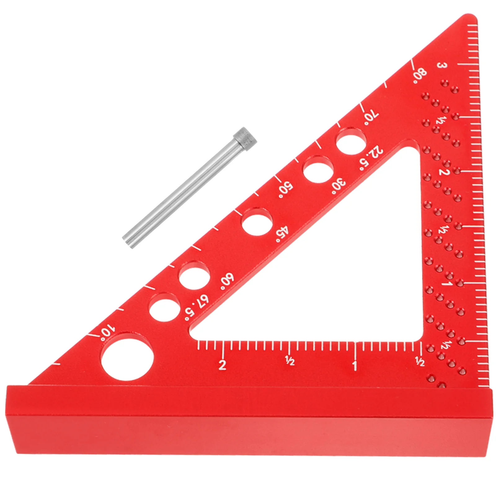 Carpentry Square Ruler Geometry Triangle Rulers Geometric Carpenter to Clamp Aluminum Measuring