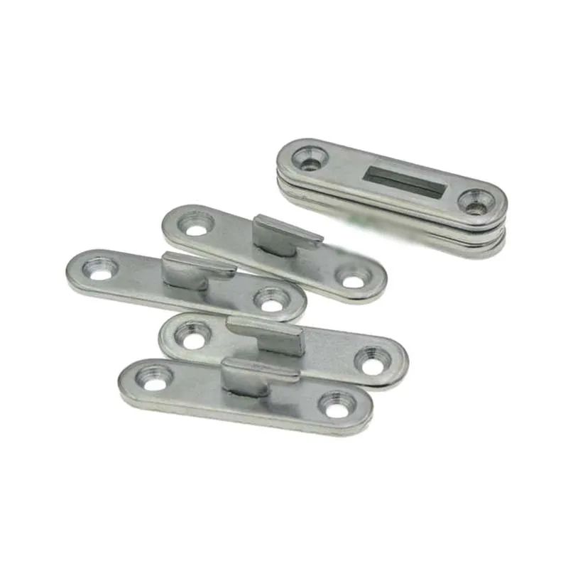 4MM Thick Invisible Bed Hook Heavy-duty Bed Insert Accessories Bed Hinge Single Hook Furniture Connection Hardware Accessories
