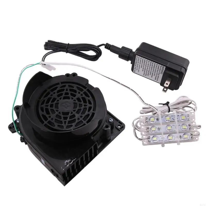 M4YC Penerangan Penggantian Prion Blower Blower Air Blower dengan LED Light Waterproof Fan