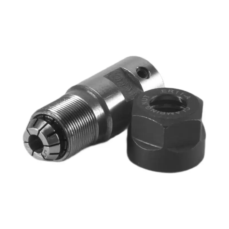 Top Sale Er11 5Mm Motor Shaft Collet Chuck Spindle Extension Rod Inner + Er11 Spring Collet For Cnc Milling Machine