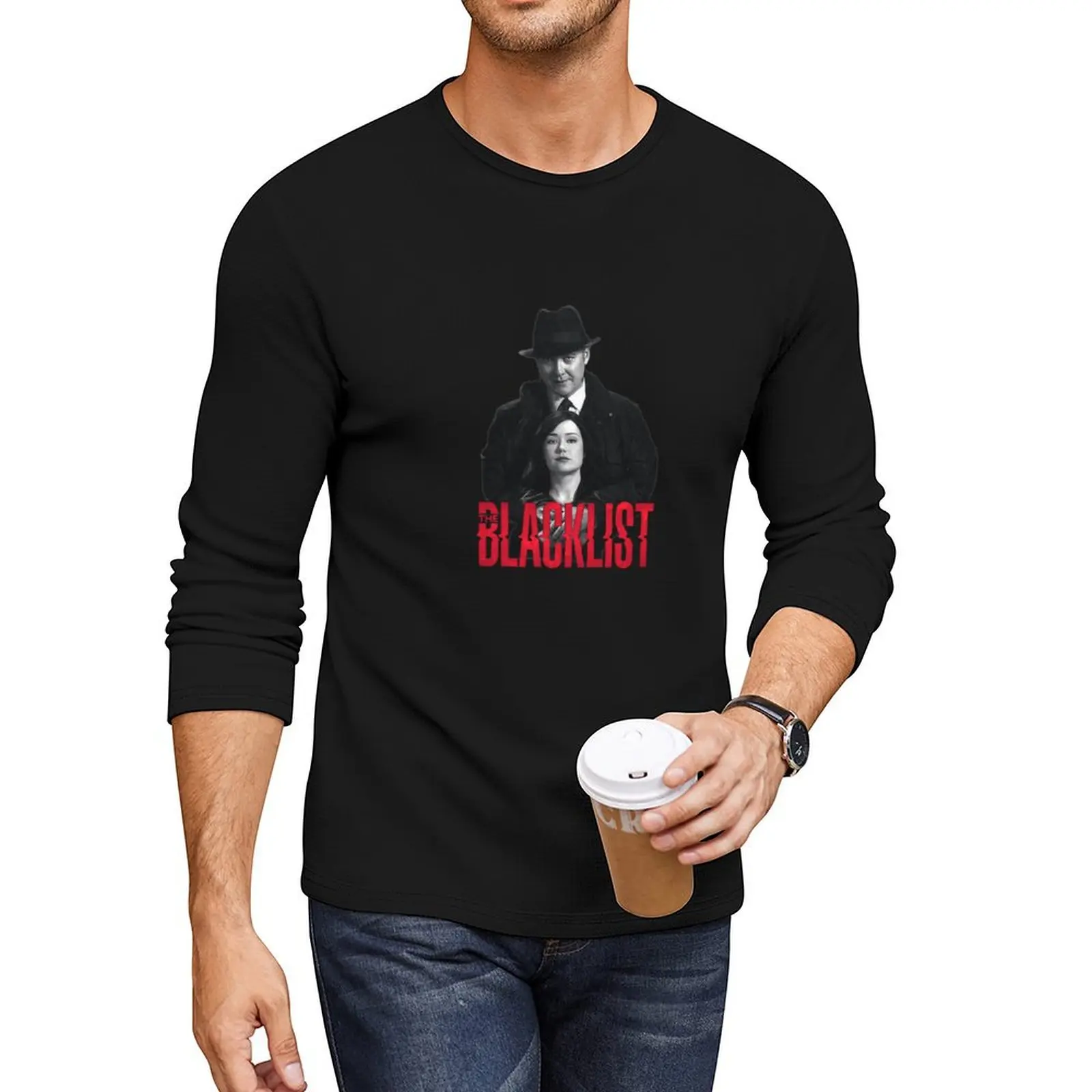 

Reddington and keen the blacklist Long T-Shirt boys white t shirts cute clothes mens plain t shirts