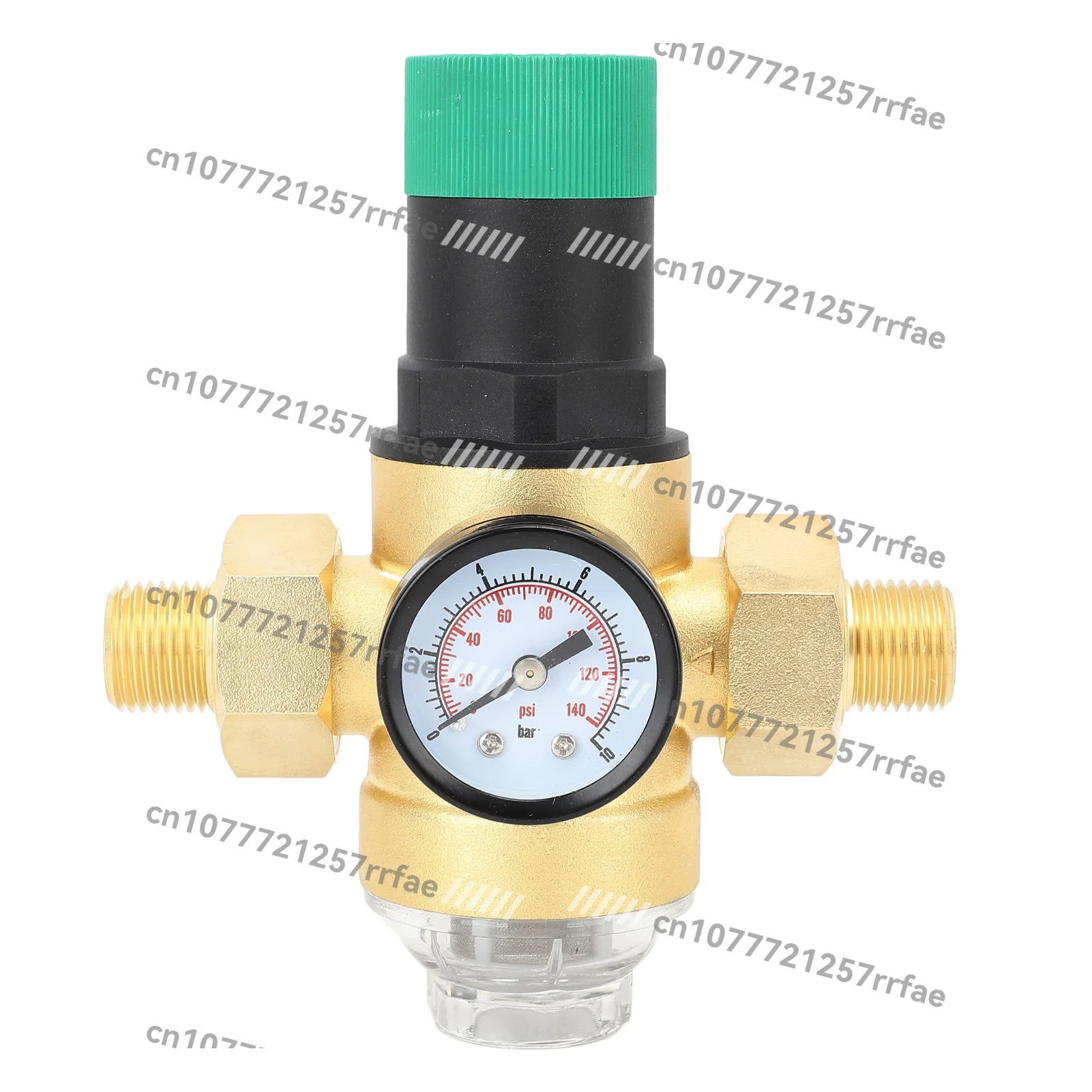 صمام تخفيض الضغط مع مخفض ضغط المياه G1/2 DN15 صمام تنظيم ضغط المياه النحاسي #2