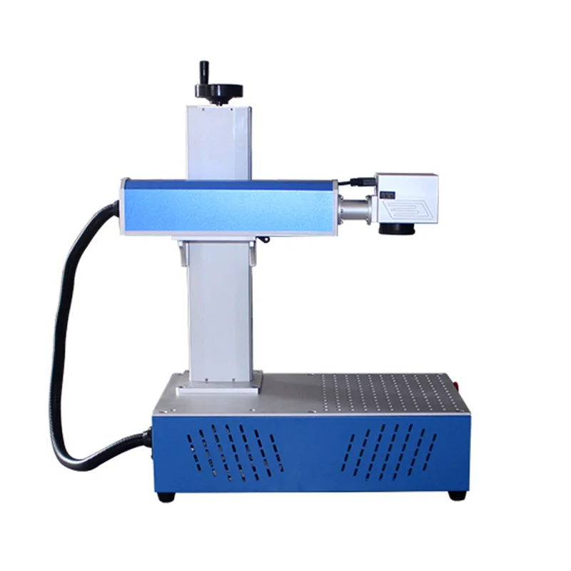 Supporta DXF MAX 20w/30w/50w Mini Desktop All-in-One Macchine per incidere portatili per marcatura di fibre Raffreddamento ad aria Ezcad