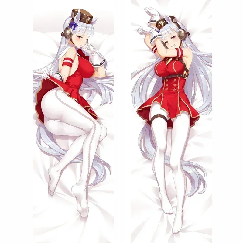 

60x180cm Anime Umamusume Pretty Derby Gold Ship Dakimakura Pillow Case Hugging Body Pillowcase Costume Otaku Throw Pillow Cover