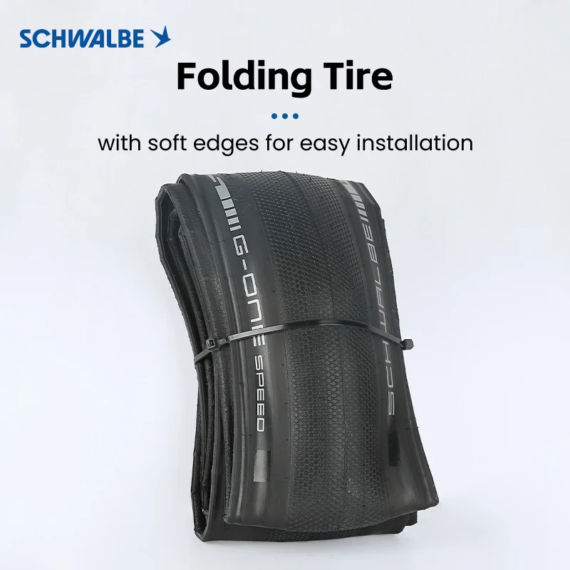 SCHWALBE G-ONE SPEED 27.5x2.0 50-584 Tubeless 55PSI Bicycle Folding Tire RaceGuard / ADDIX / E25 for Gravel Bike Touring