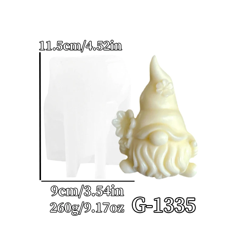 1 قطعة، زهرة عيد الميلاد عقد شمعة معطرة قزم قالب من السيليكون لتقوم بها بنفسك هدية عيد الميلاد قالب الراتنج الديكور