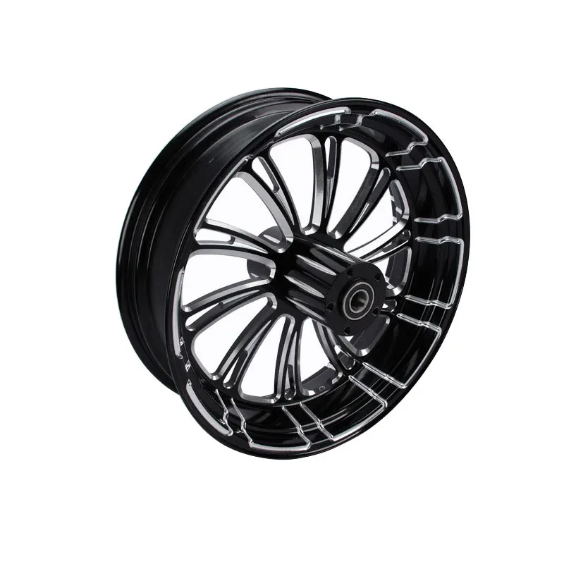 Aluminum Alloy Wheel Hub Of Motorcycle 18-5.5 Inch Double Disc Rim Of Heavy-duty Modified Vehicle