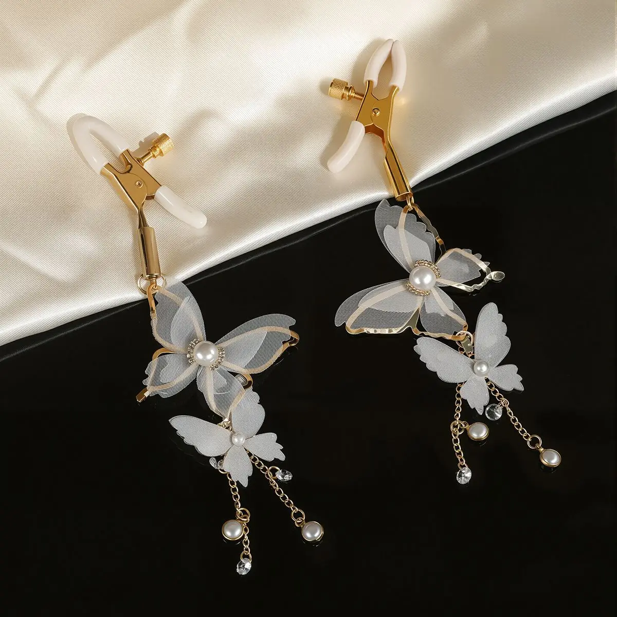 أداة الجنس الحلمة المشابك محفز الثدي مشبك أول تحفيز الإناث البظر المعادن ضبط النفس عبودية Bdsm اللعب السلع المثيرة