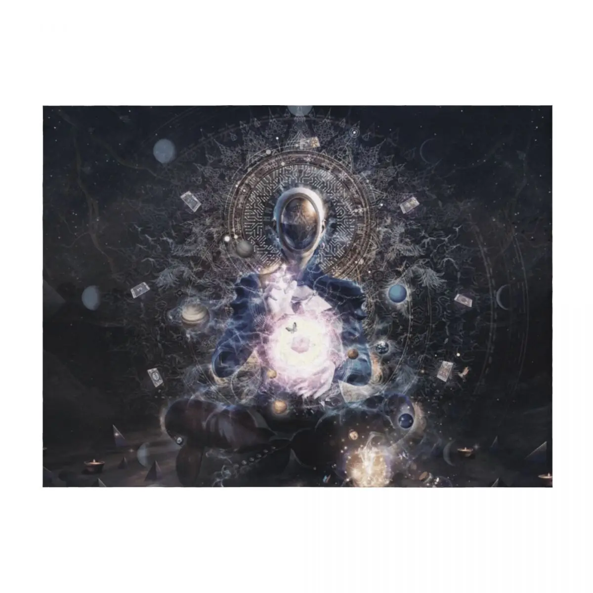 

Cosmic Ritual Throw Blanket halloween anime Luxury Thin Blankets
