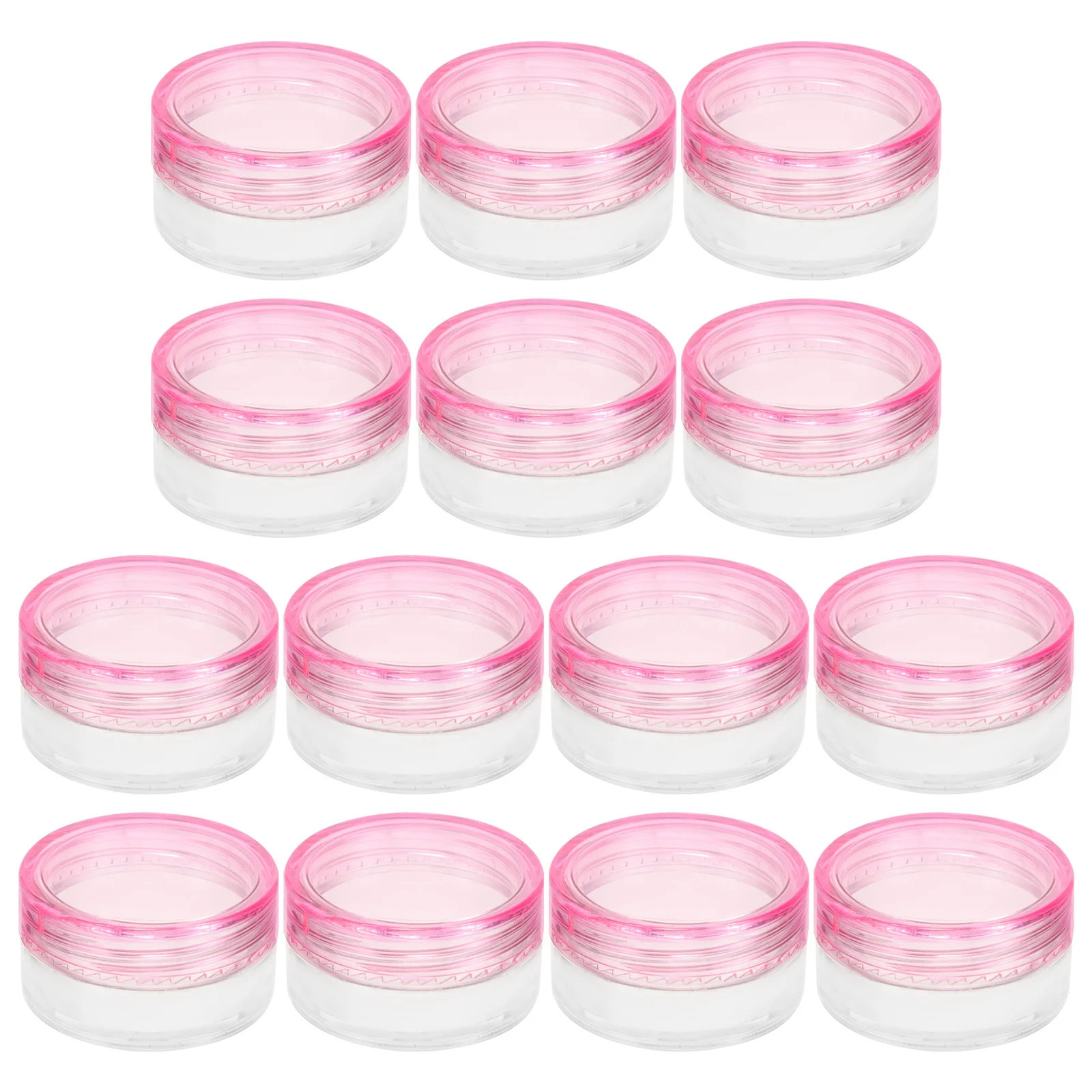 20 قطعة زجاجات كريم صغيرة بلاستيكية حاويات سفر فارغة مانعة للتسرب إعادة الملء للكريمات بلسم المراهم المستحضرات