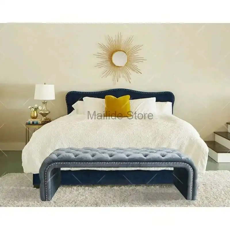 

Nordic cloth Stools Modern Living Room Furniture Door Shoe Changing Stool Living Room Sofa ottomans simple Bedroom Bed End Stool