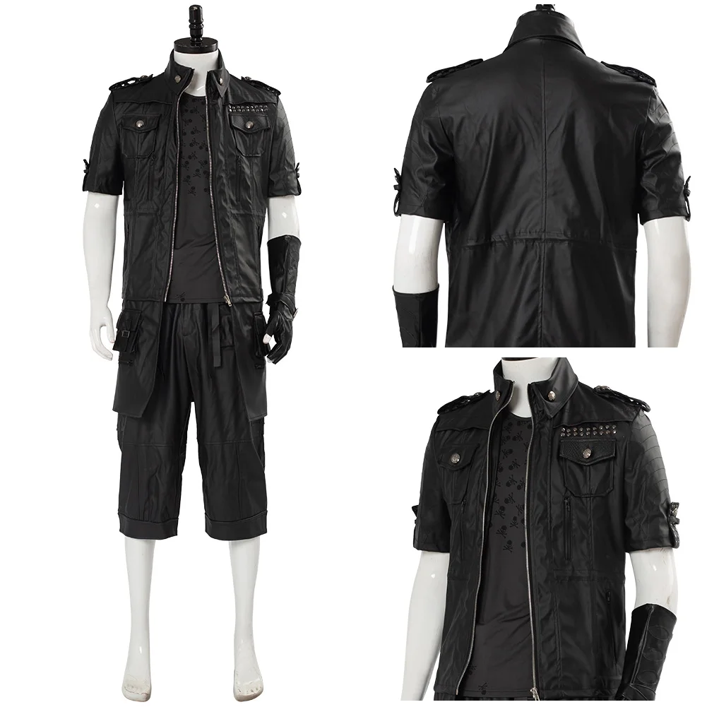 

Fantasy XV FF15 Noctis Lucis Caelum Noct Cosplay Costume Men Jacket Shirt Pants Halloween Carnival Party Disguise Outfits